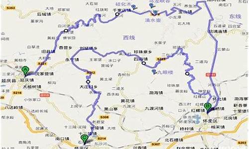 白河峡谷自驾游路线_白河峡谷自驾游路线图