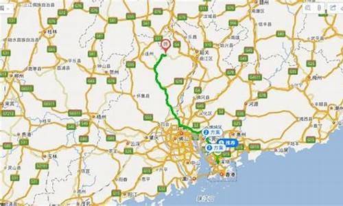 深圳自驾路线查询地图最新_2021年春节