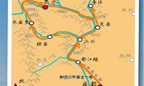 阿坝州自驾游旅游路线攻略图_阿坝州自驾游旅游路线攻略